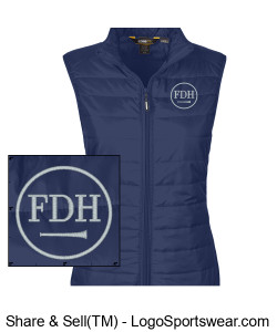 Core365 Ladies Prevail Packable Vest Design Zoom
